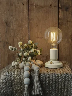 RETRO Lampfot E27 12cm Svart