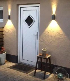 RIGEL Vägglampa Ute 17cm Mörkgrå IP54