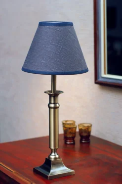 RIKARD Lampfot 32cm Antik/Svart