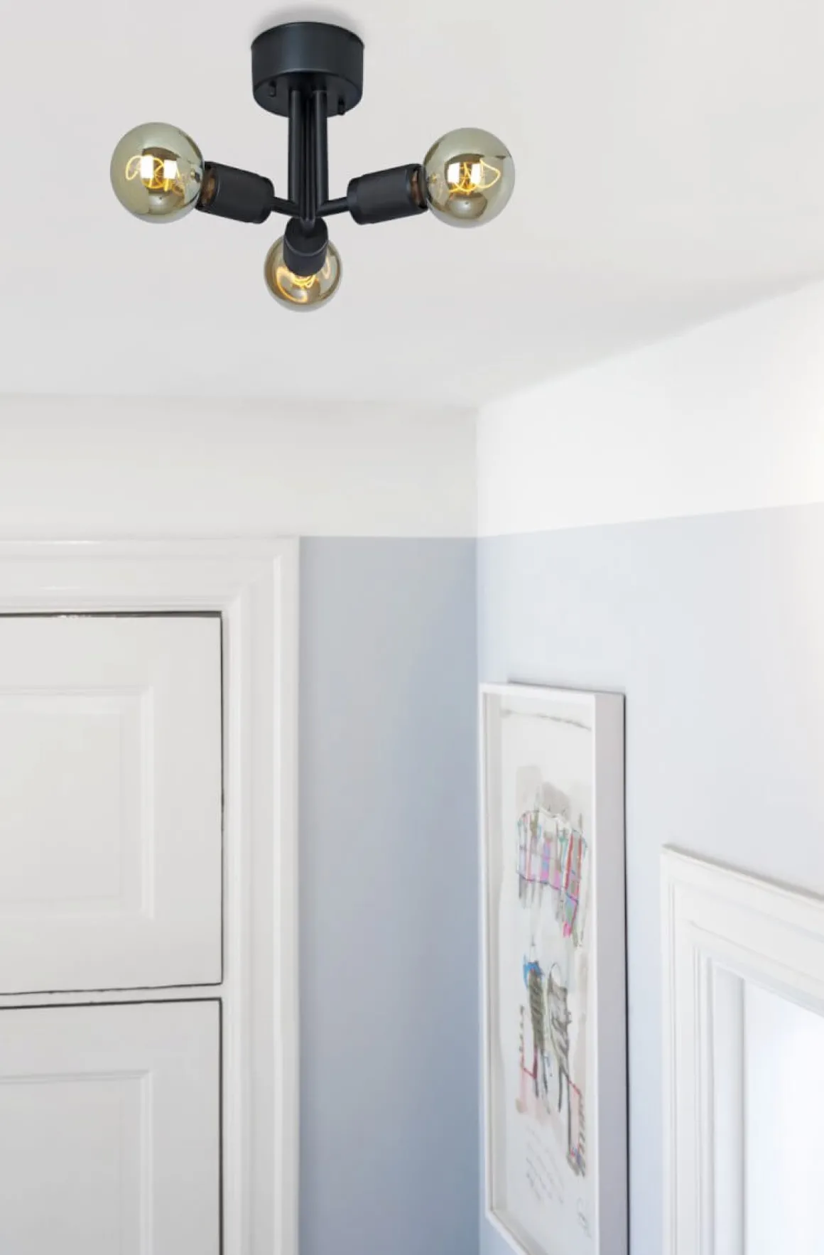 RILLE Taklampa 27,5cm Svart