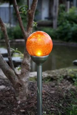 ROMA Solcells-Dekoration 45cm Amber