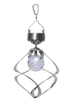 ROMA Solcells-Vindspel 35cm Rostfritt Stål