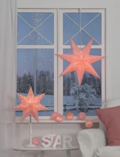 ROMANTIC Stjärna 54cm Rosa