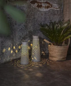 ROMBY Solcellslykta 32cm Grå