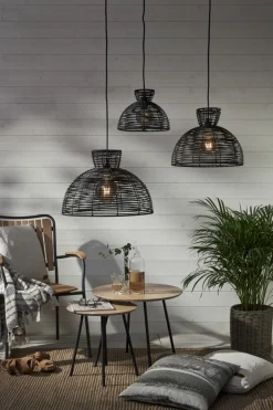 RUNDE Lampskärm 47cm Svart