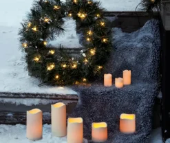 RUSSIAN PINE Krans 50cm 30LED IP44 Grön