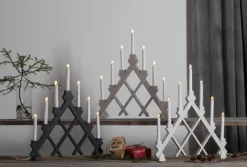 RUT Ljusstake 53cm Grå