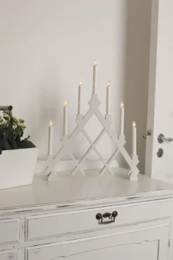 Rut Ljusstake 53cm Vit