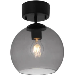 SALLE Plafond 23cm Svart/Rökfärgad