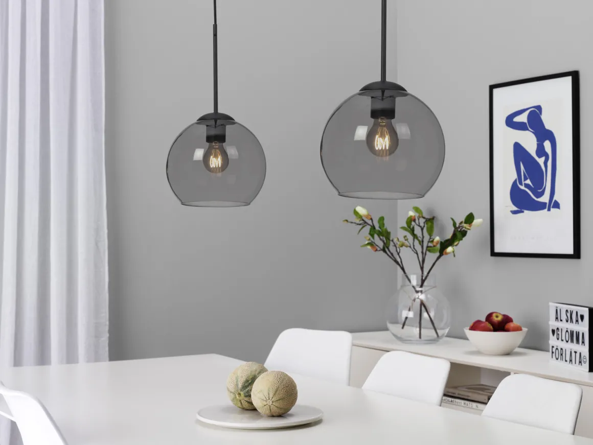 SALLE Takpendel 2a 820mm Svart/Rökfärgad