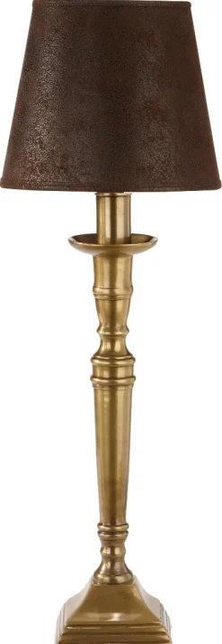 SALONG Lampfot 53cm Antikmässing