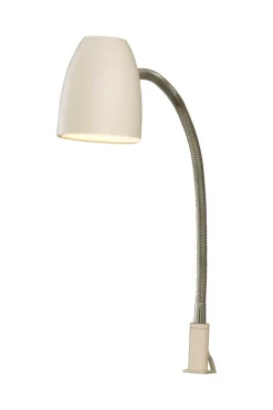 SANDNES Sänglampa 48cm Vit/Krom