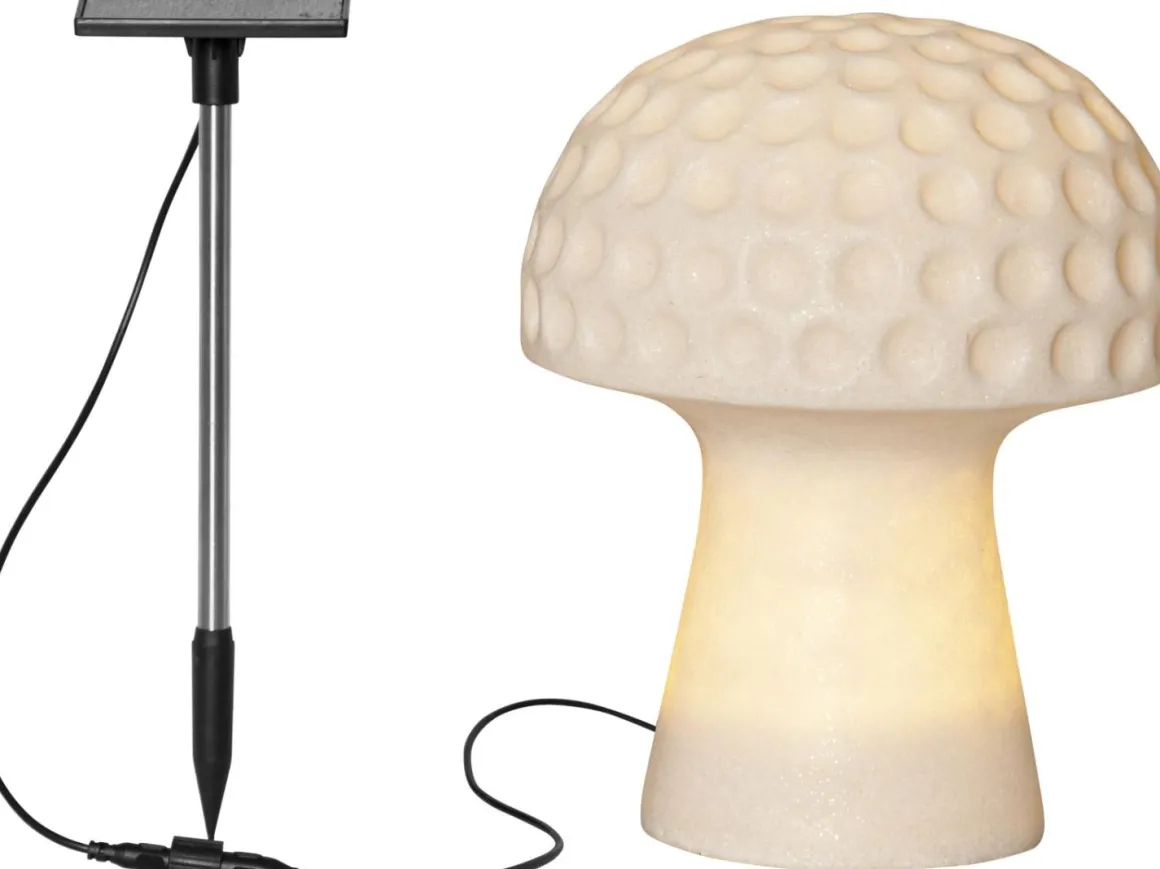 SANDY Solcellsdekoration 24cm Vit