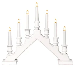 SARA Träljusstake 43cm Vit