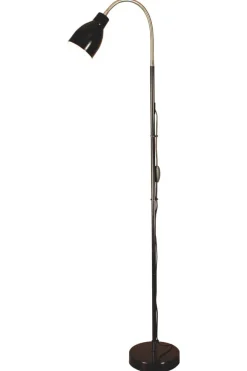 SAREK Golvlampa E27 136cm Svart