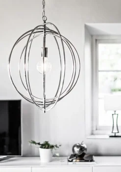 SATURNUS Takpendel 55cm Krom