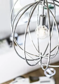 SATURNUS Takpendel 55cm Krom