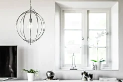 SATURNUS Takpendel 55cm Krom