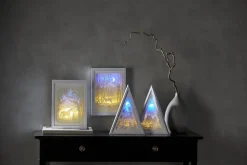 SCENERY Dekoration Stuga 30,5cm Vit