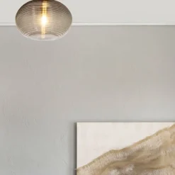 SEFYR Plafond 32cm Svart/Rökgrå