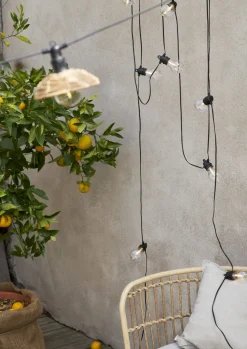 SELECTA Ljusslinga 7,2m 10LED Varmvit/Svart