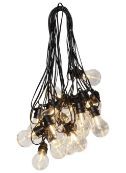 SELECTA Ljusslinga 13,6m 18LED Varmvit/Svart