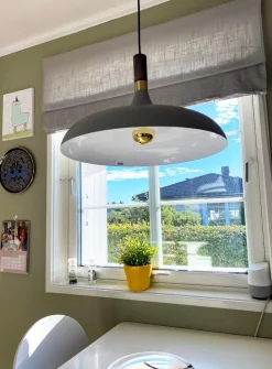 SENSE Takpendel 45cm Grå/Matt Mässing