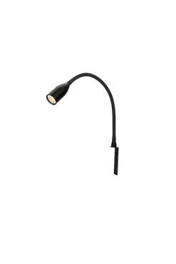 SENSILO Sänglampa Dimbar 37cm Svart