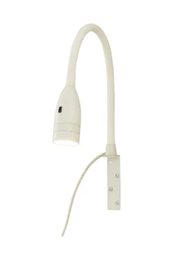 SENSILO Sänglampa Dimbar 37cm Vit