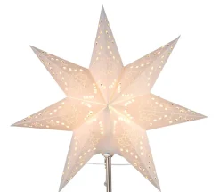 Sensy Lös Pappersstjärna 34cm Vit