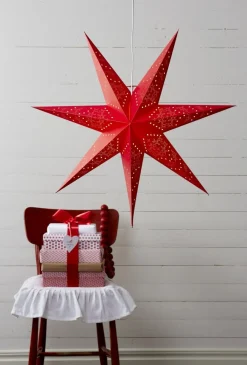 SENSY Pappersstjärna 70cm Röd