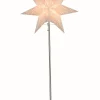 Sensy Stjärna på fot 83cm Vit