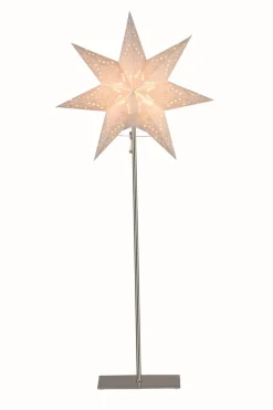 Sensy Stjärna på fot 83cm Vit