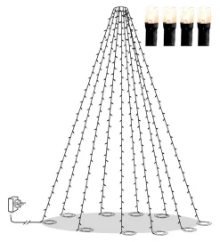 SERIE LED Flaggstångsbelysning Crispy Ice White 360L 700cm