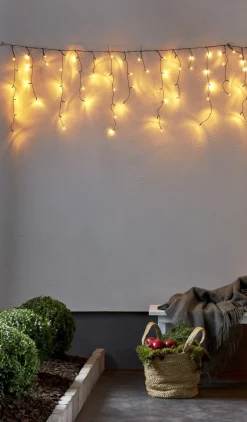 SERIE LED Istappsslinga 240LED 5,9m Extra varmvit IP44