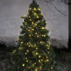 SERIE LED Julgransslinga 2m 160LED Varmvit/Svart IP44