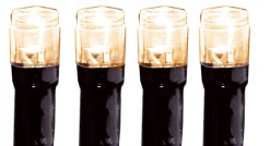 SERIE LED Julgransslinga 2m 160LED Varmvit/Svart IP44