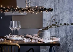 SERIE LED Ljusslinga Crispy Ice White 360L 25,2m Svart