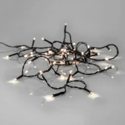 SERIE LED Ljusslinga Crispy Ice White 40L 2,8m Svart