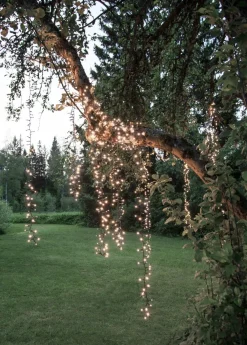 SERIE LED Ljusslinga Crispy Ice White 800L 16m Svart