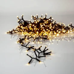 SERIE LED Ljusslinga 16m 800LED IP44 Extra varmvit Svart