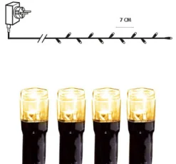 SERIE LED Ljusslinga 25,2m 360LED IP44 Extra varmvit Svart