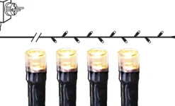 SERIE MICROLED Ljusslinga 9m 90LED Varmvit/Svart IP44