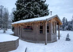 SHINY WARMWHITE Istappsslinga 960L 24m Svart 2700K