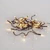 SHINY WARMWHITE Ljusslinga 3m 40LED Varmvit/Svart IP44