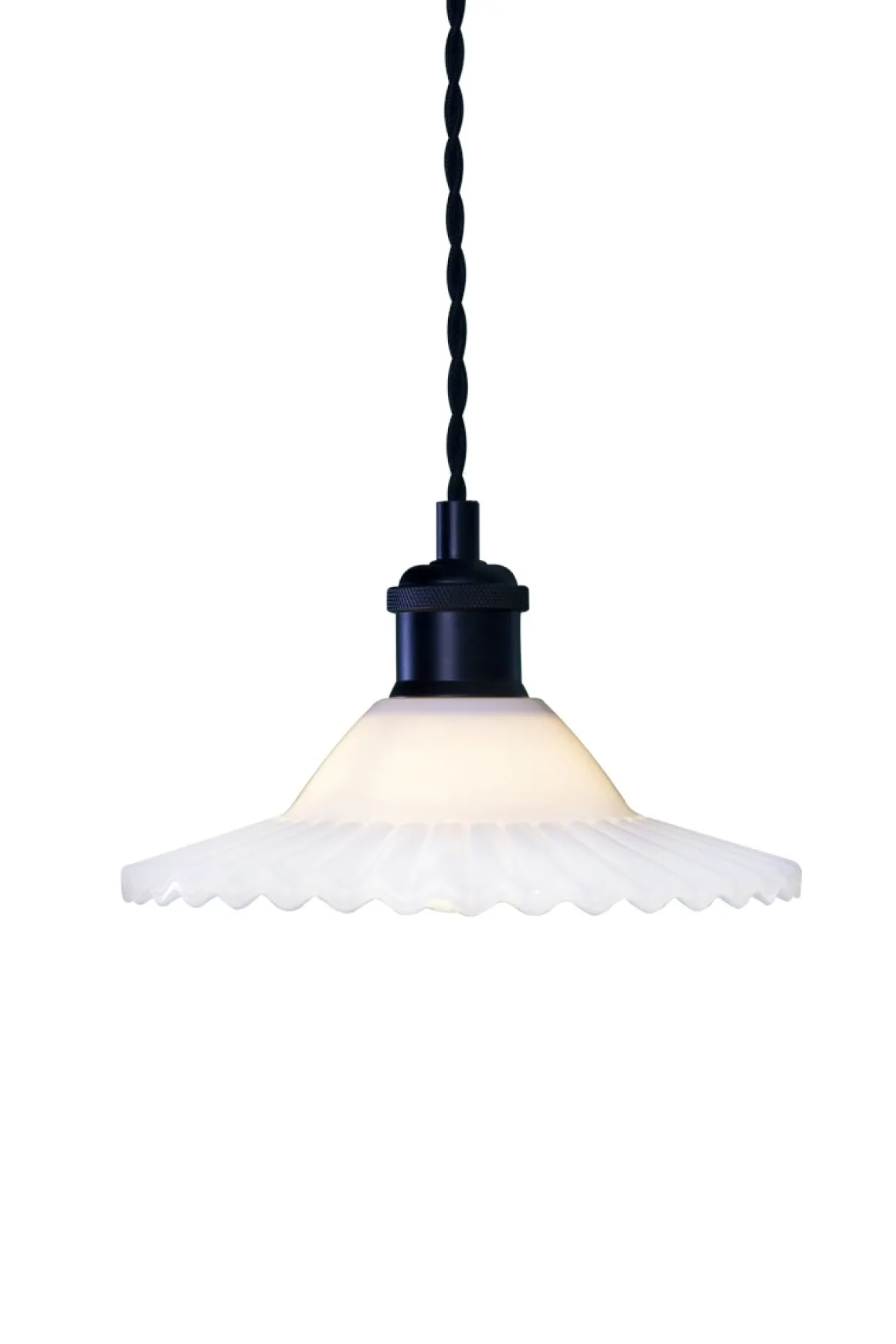 SILVIA Fönsterlampa 21,5 cm Svart/Opalvit