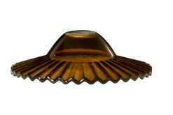 SILVIA Glasskärm 21,5cm Brunt glas