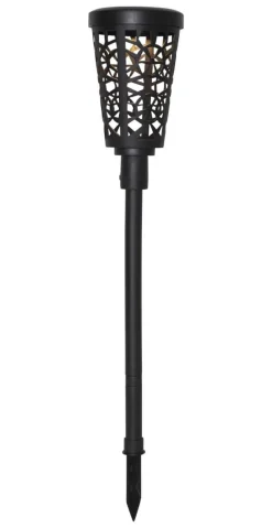 SINNIA Solcells-pollare 62cm Svart