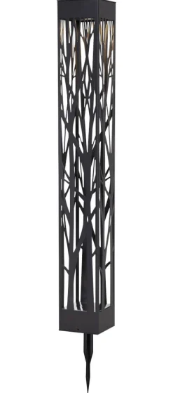 SIRANNA Solcells-pollare 66cm Svart