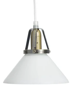 SKOMAKARE Fönsterlampa 15cm Antikmässing/Opalvit